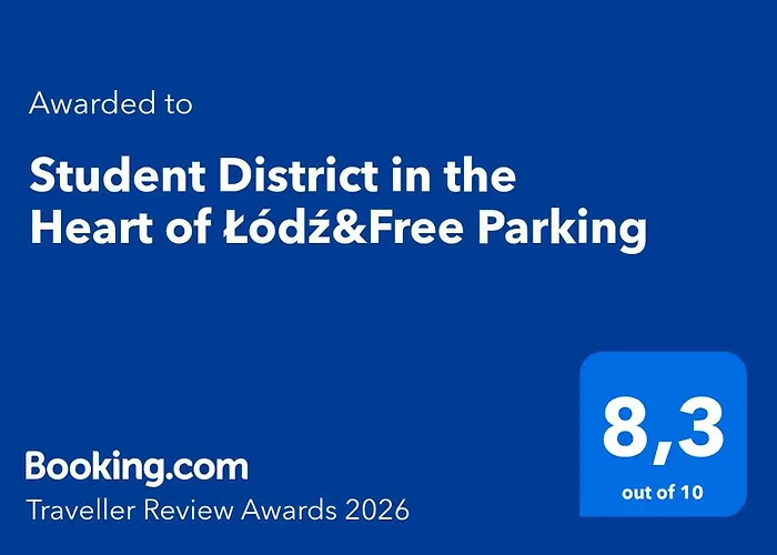 公寓 Student District In The Heart Of Lodz&free Parking